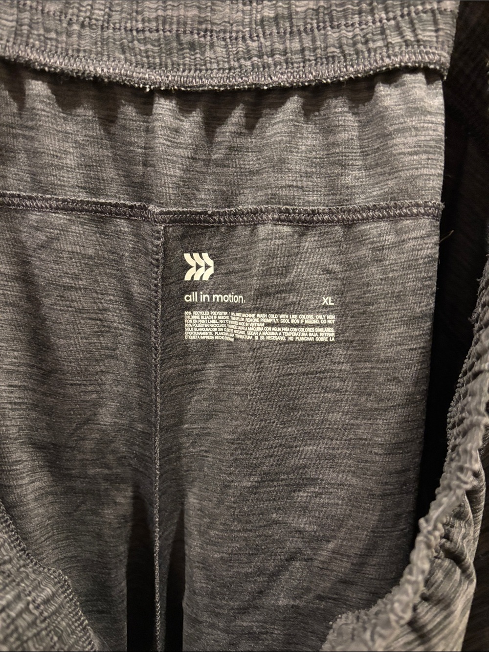 all in motion Heather Charcoal Gray Athletic Shorts - Picture 2 of 3